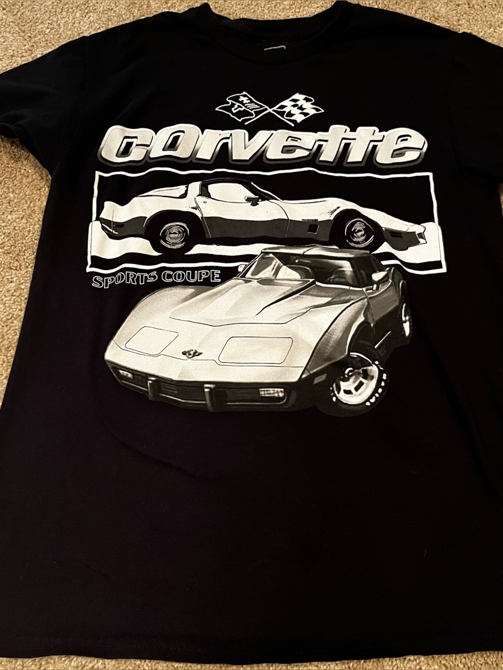Corvette Graphic Tee - Black - GM